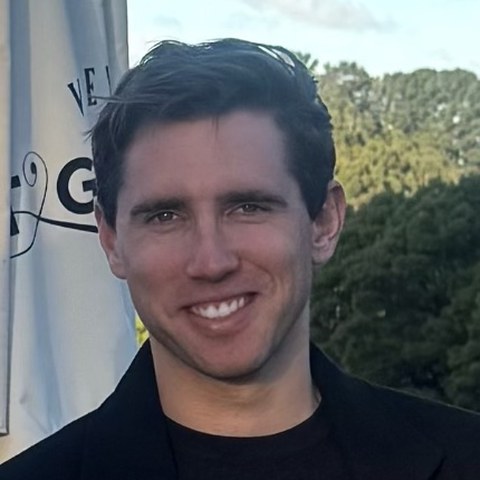 Conor, founder of Sapphire Panda, at a vineyard